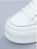 Mesh Breathable Casual Half-sole White Shoes